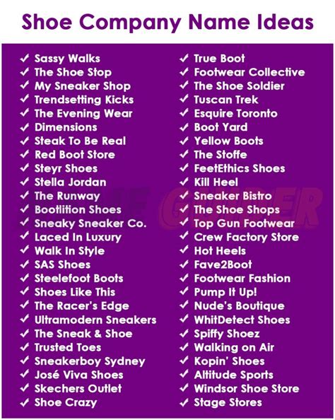 fake shoe company names|shoe company name generator.